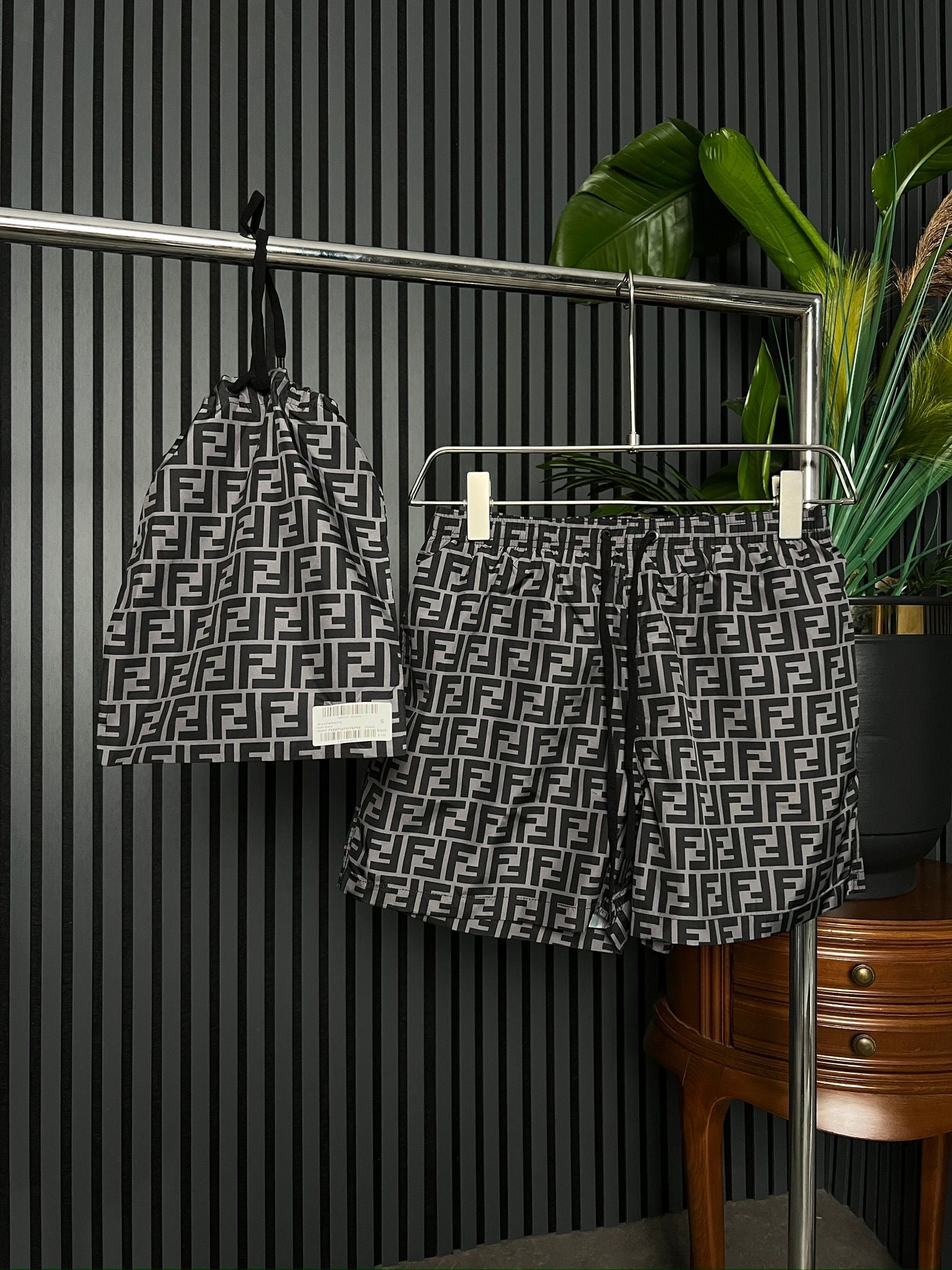 Short de baie F€ndi