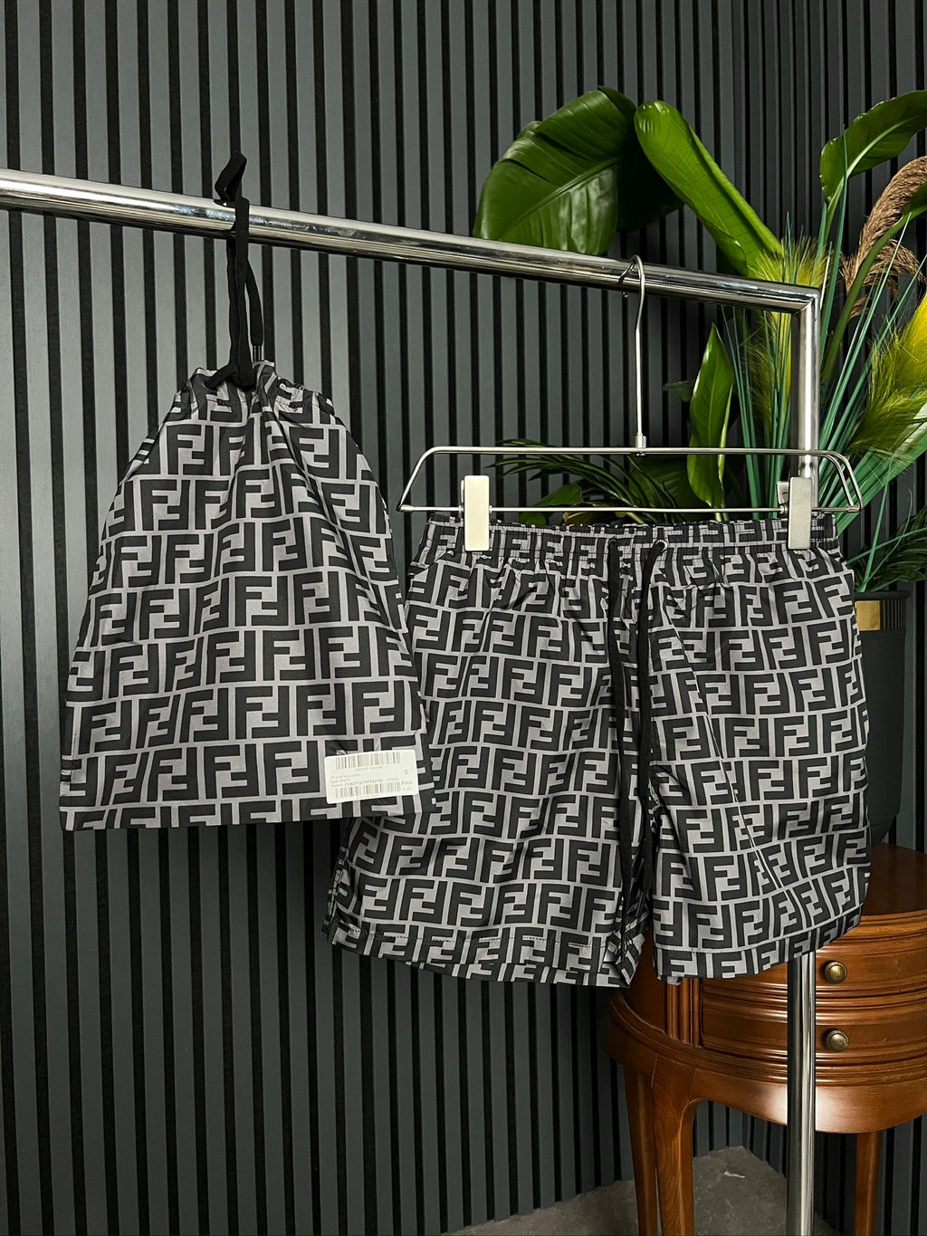 Short de baie F€ndi
